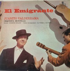 Discos de vinilo: JUANITO VALDERRAMA LP SELLO MONTILLA EDITADO EN USA DEL FILM EL EMIGRANTE...