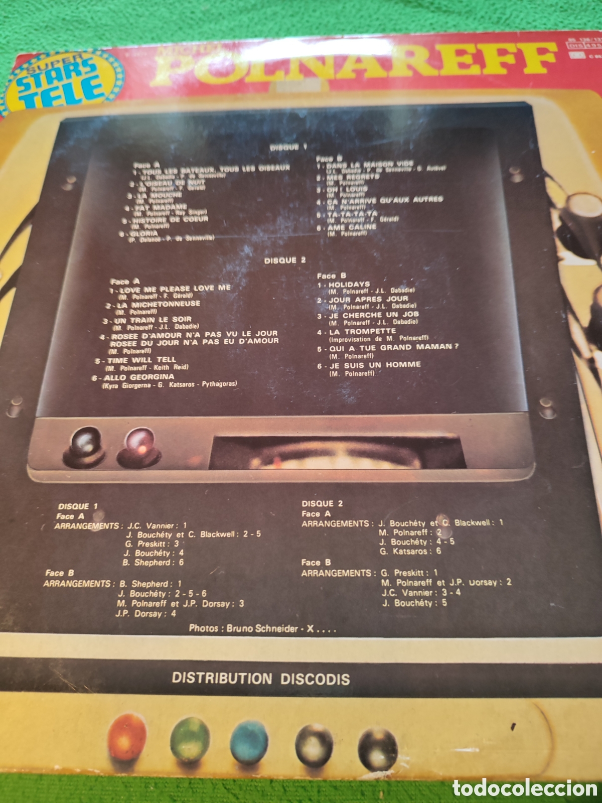Discos de vinilo: Michel Polnareff - Super Stars 2lps - Foto 3