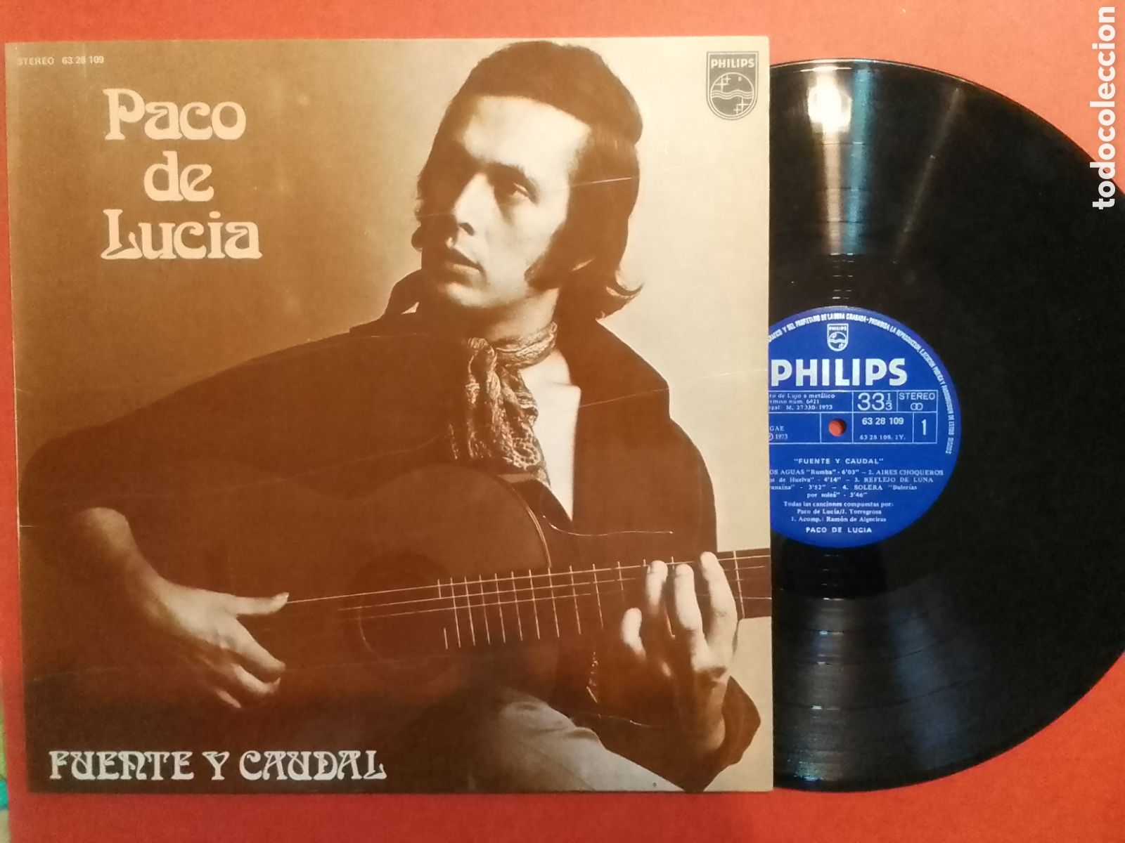 Discos de vinilo: PACO DE LUCIA &rdquo;Fuente y Caudal&rdquo; - Foto 1