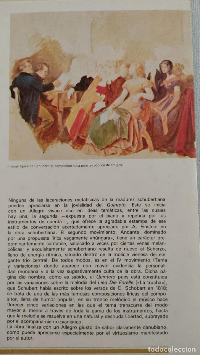 Discos de vinilo: SCHUBERT. - Foto 5