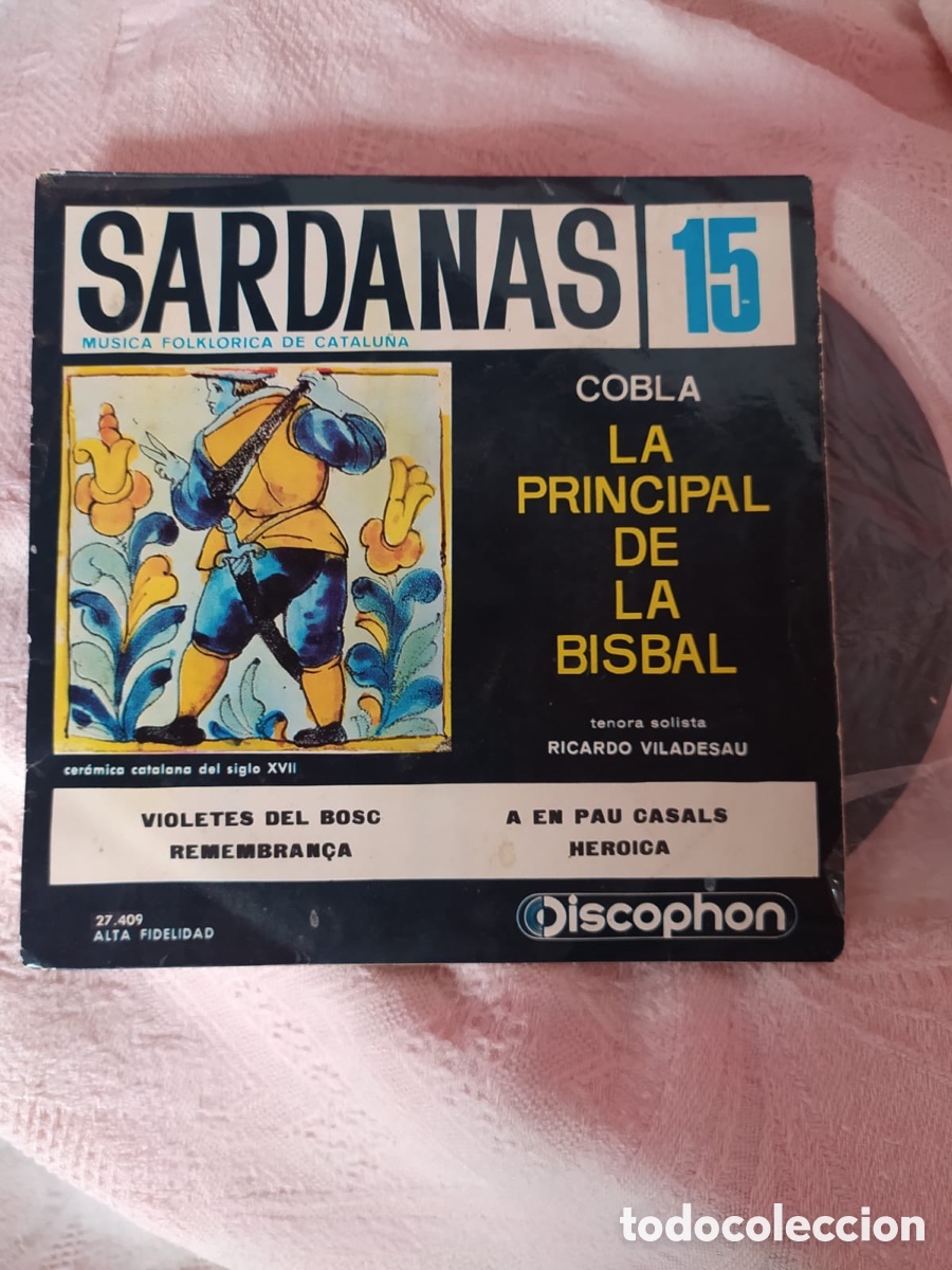 Discos de vinilo: Cobla La Principal De La Bisbal &ndash; Sardanas 15 - Foto 1