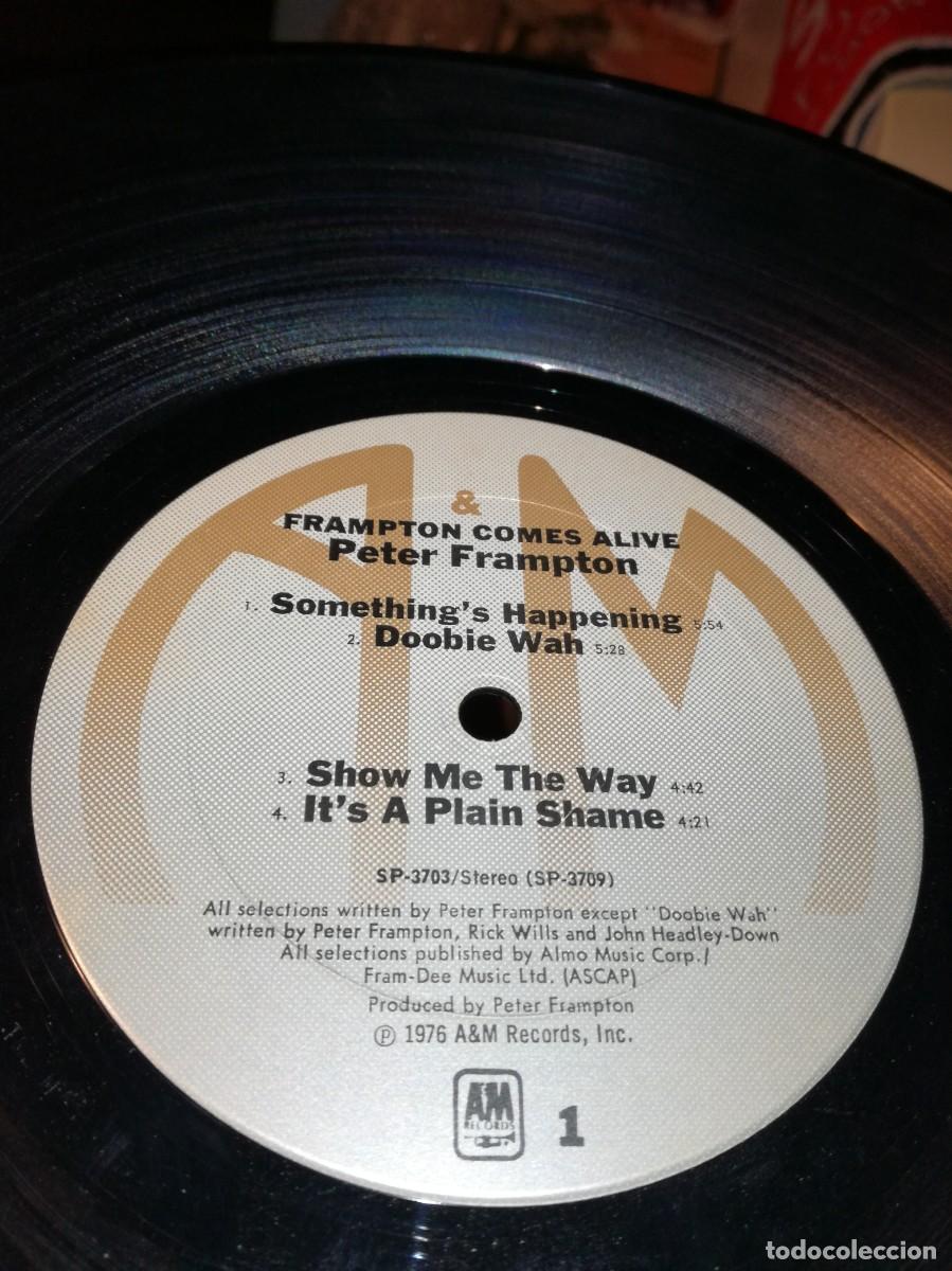 Discos de vinilo: PETER FRAMPTON-COMES ALIVE-DOBLE LP-ORIGINAL USA 1976 - Foto 4