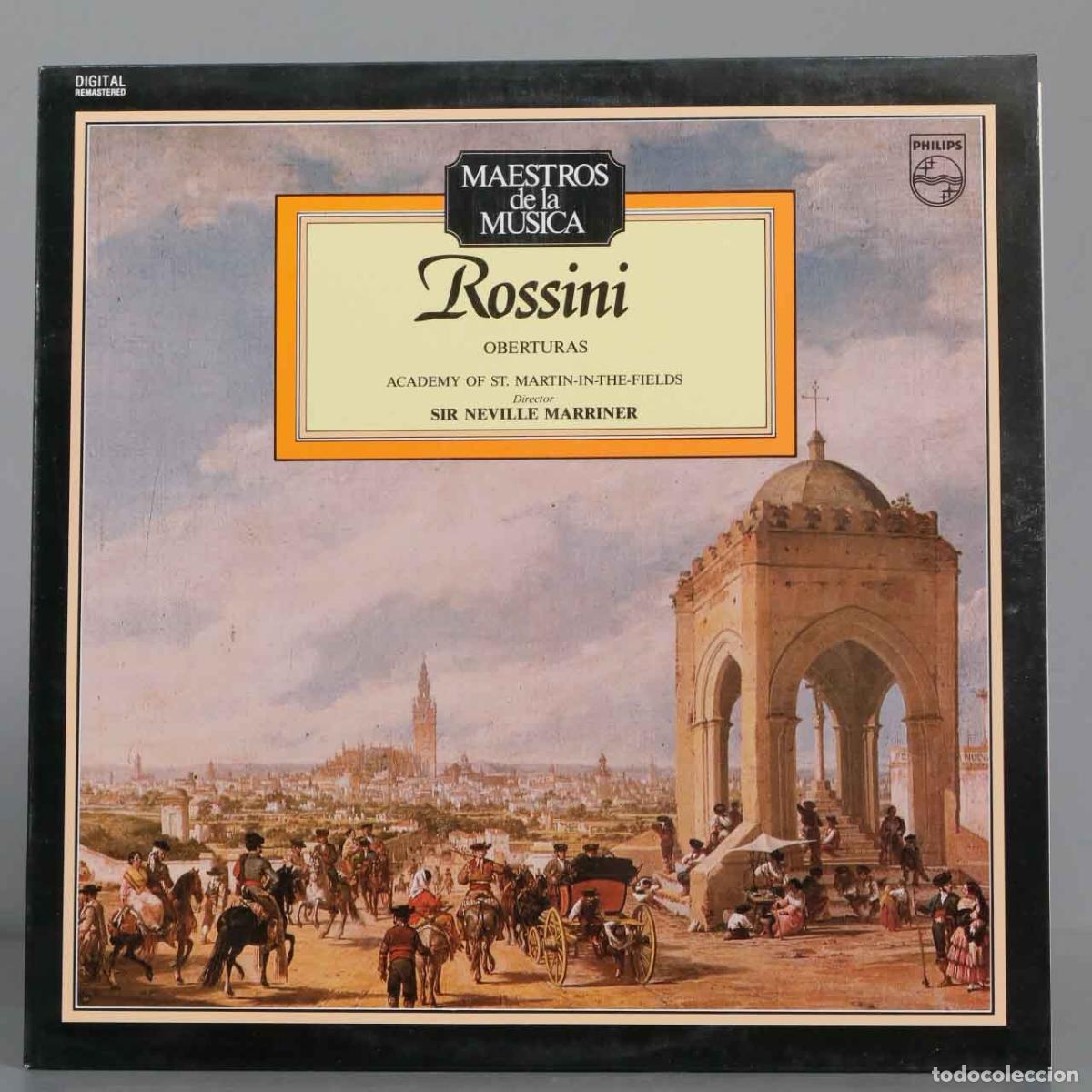 Discos de vinilo: LP. ROSSINI. OBERTURAS. MARRINER - Foto 1