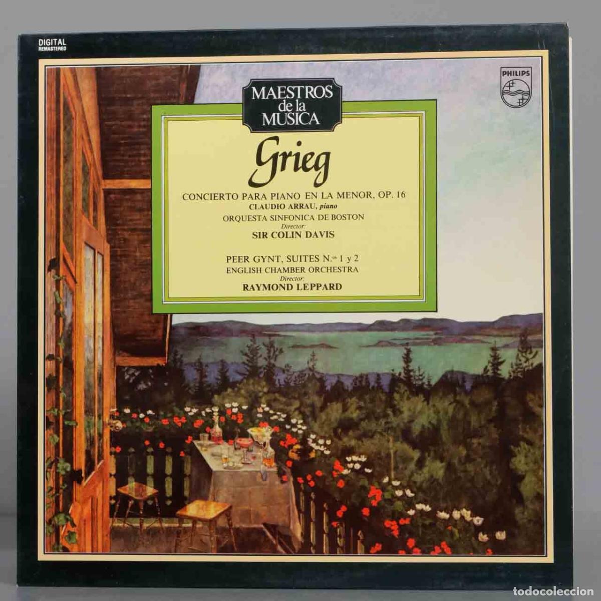 Discos de vinilo: LP. GRIEG. OP 16. GYNT SUITES 1 2. LEPPARD