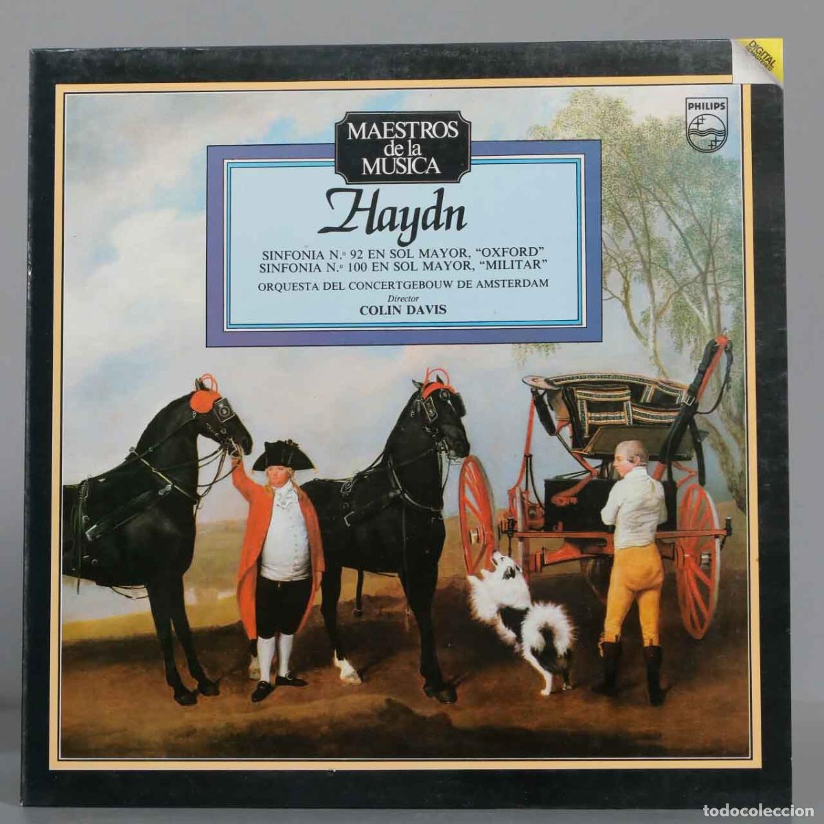 Discos de vinilo: LP. HAYDN. SINFONIA 92 100. DAVIS - Foto 1