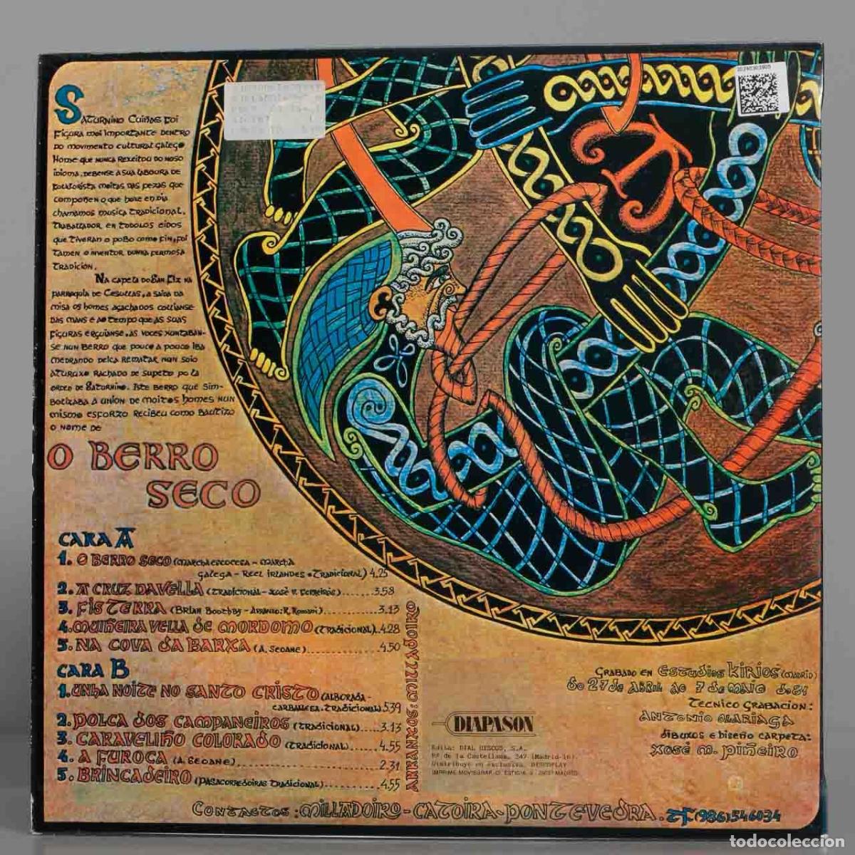 Discos de vinilo: LP. Milladoiro &ndash; O Berro Seco - Foto 2