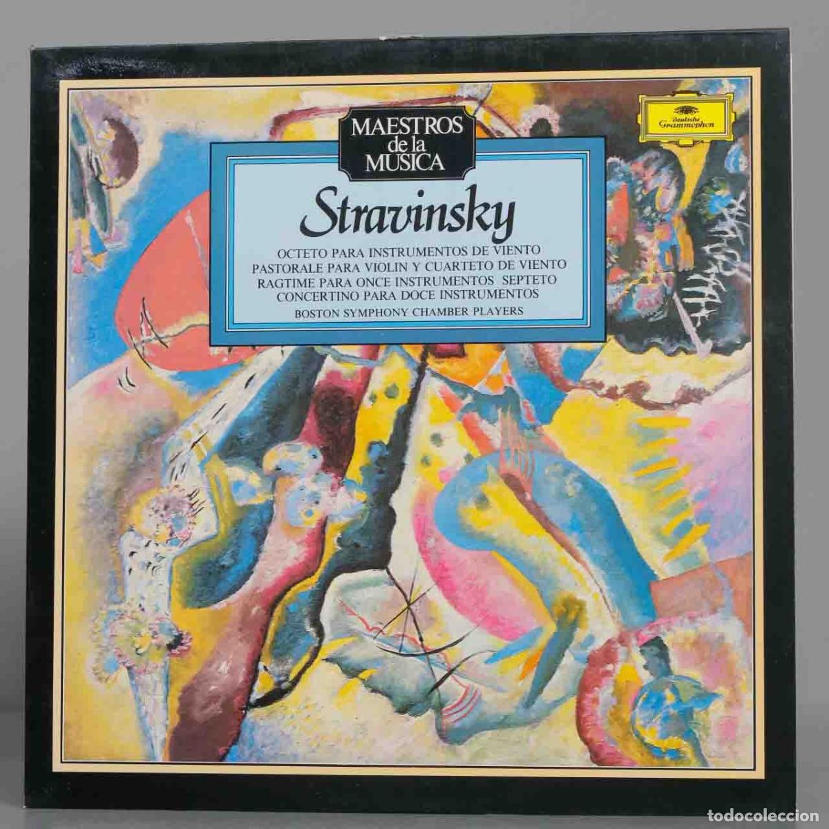 Discos de vinilo: LP. STRAVINSKY. OCTETO PARA INSTRUMENTOS DE VIENTO - Foto 1