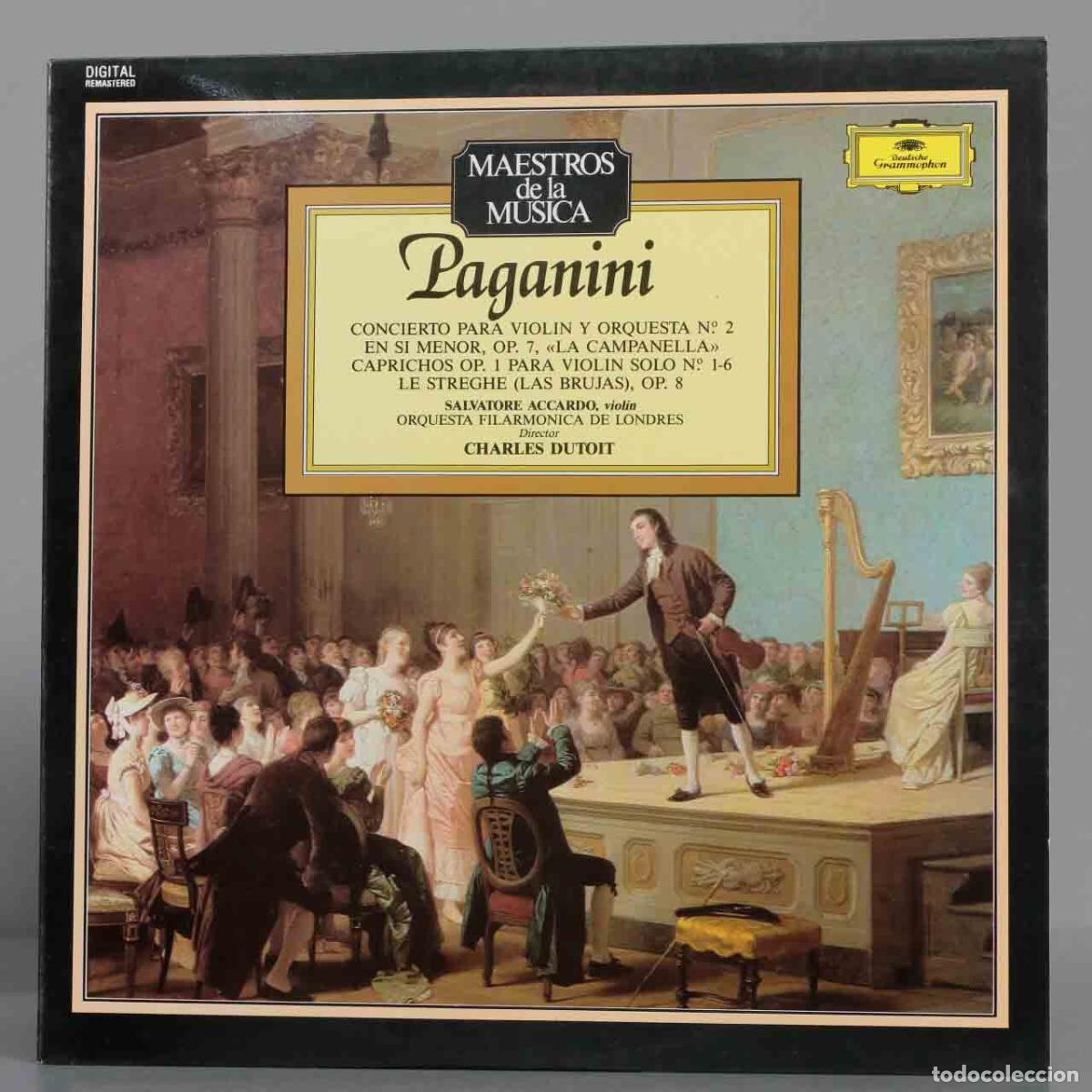 Discos de vinilo: LP. PAGANINI. IO 7 OP 1 8. DUTOIT - Foto 1