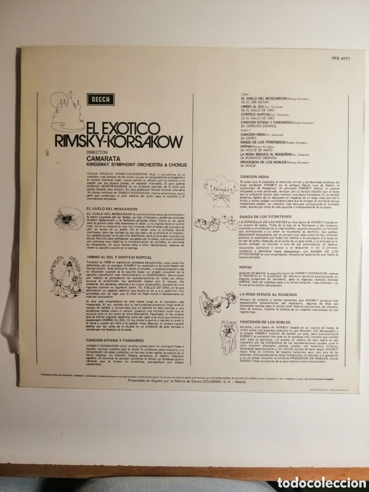 Discos de vinilo: El ex&oacute;tico Rimsky-Korsakov - Foto 2