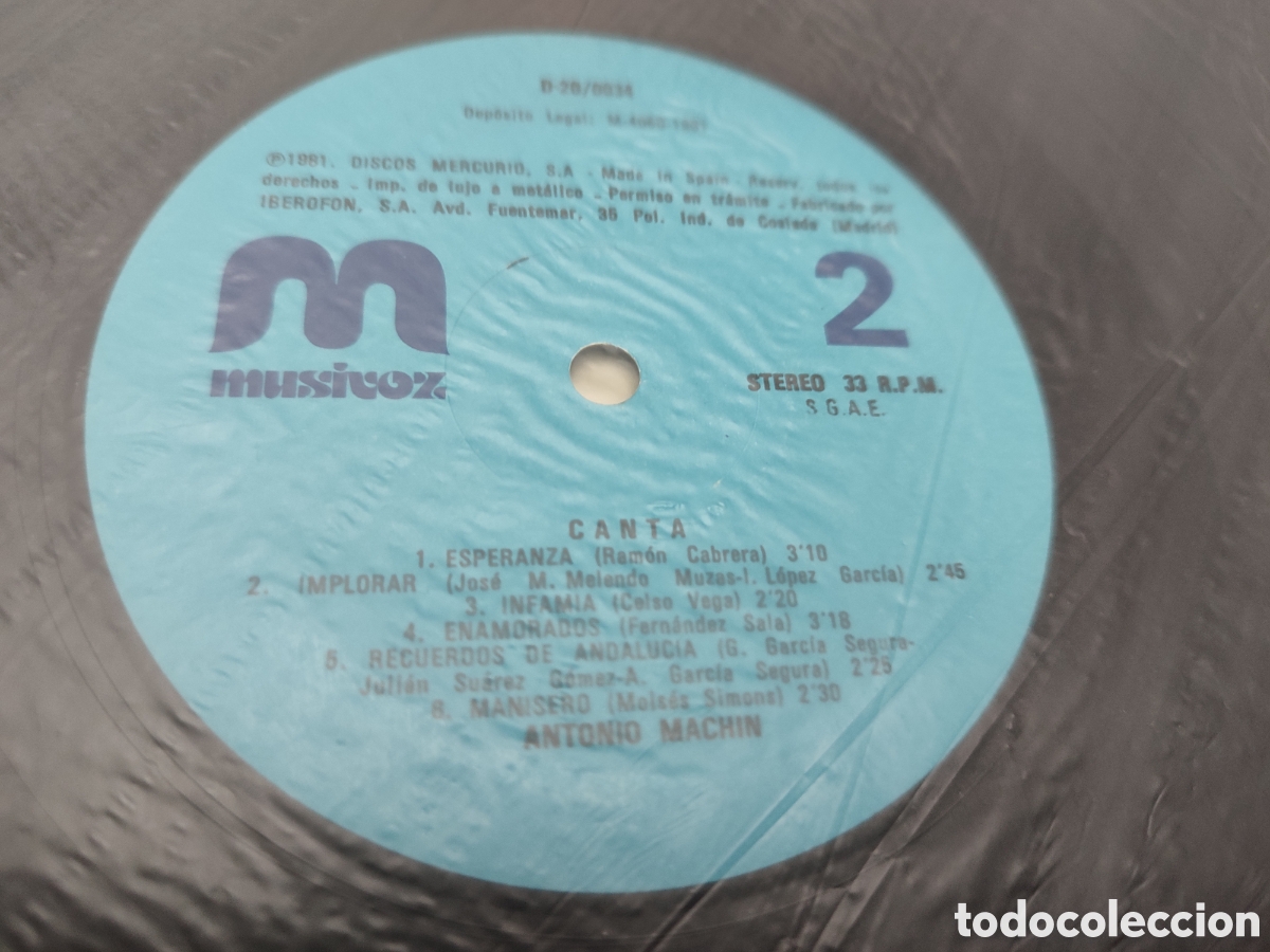 Discos de vinilo: Disco vinilo LP de Antonio Machin - Foto 3