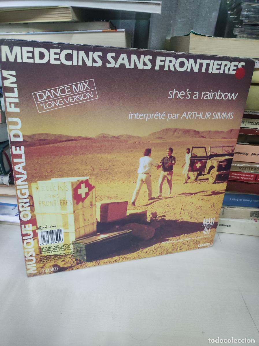 Discos de vinilo: Arthur Simms &ndash; Shes A Rainbow - M&eacute;decins Sans Fronti&egrave;res - Foto 2