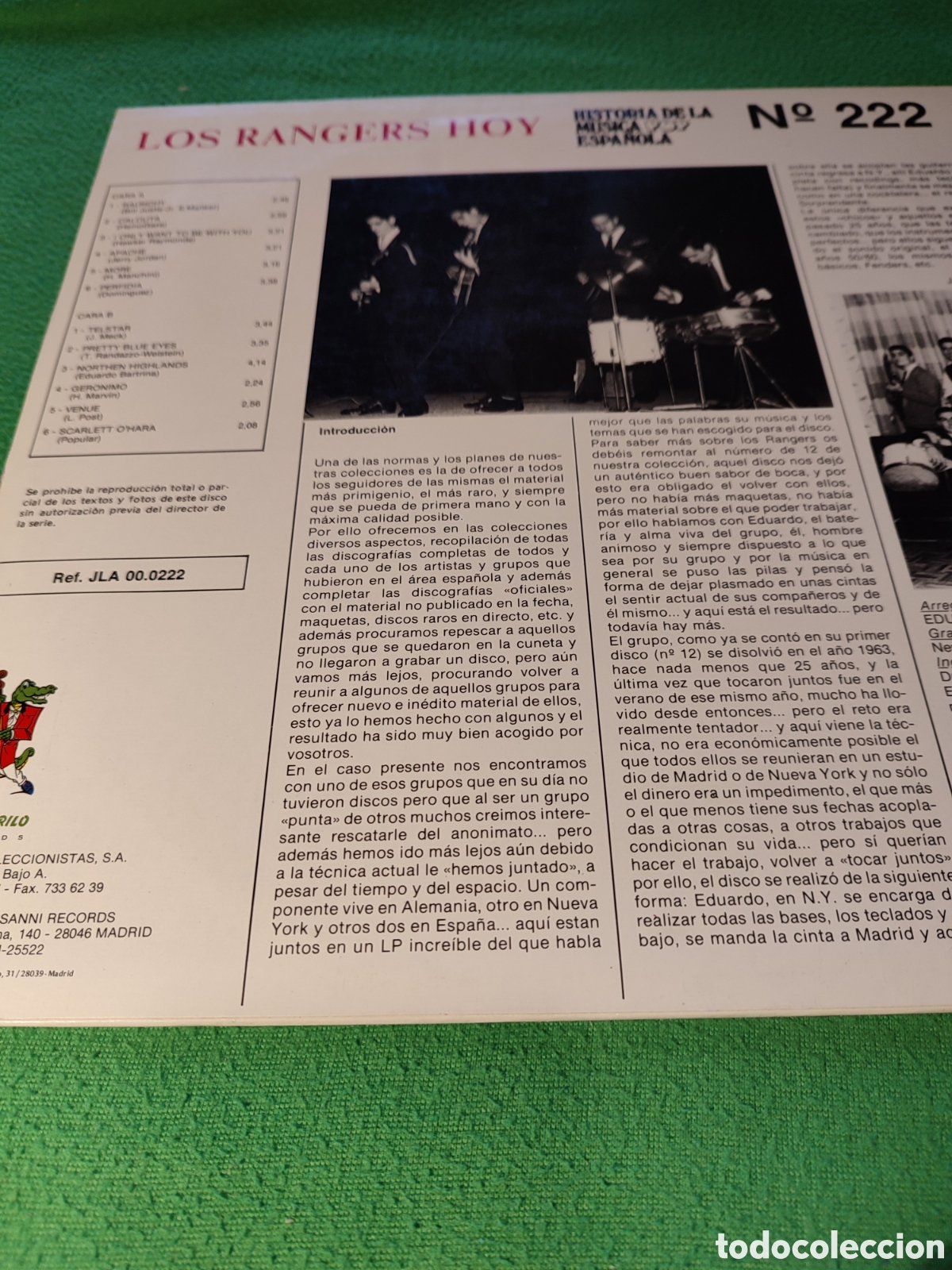 Discos de vinilo: Los Rangers - Hoy Vinilo Lp - Foto 2