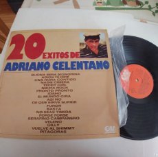 Discos de vinilo: ADRIANO CELENTANO-LP 20 EXITOS