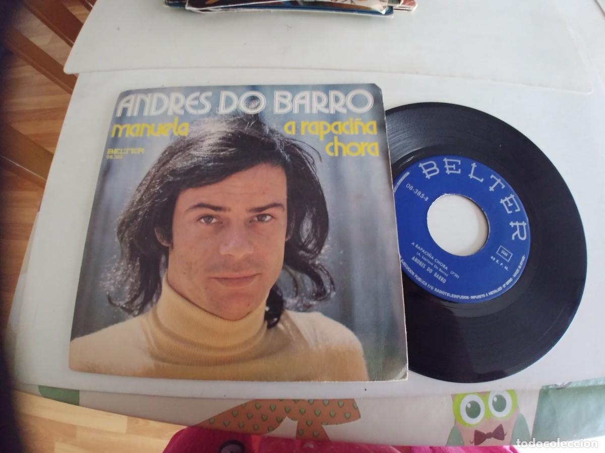 Discos de vinilo: ANDRES DO BARRO-SINGLE MANUELA - Foto 1