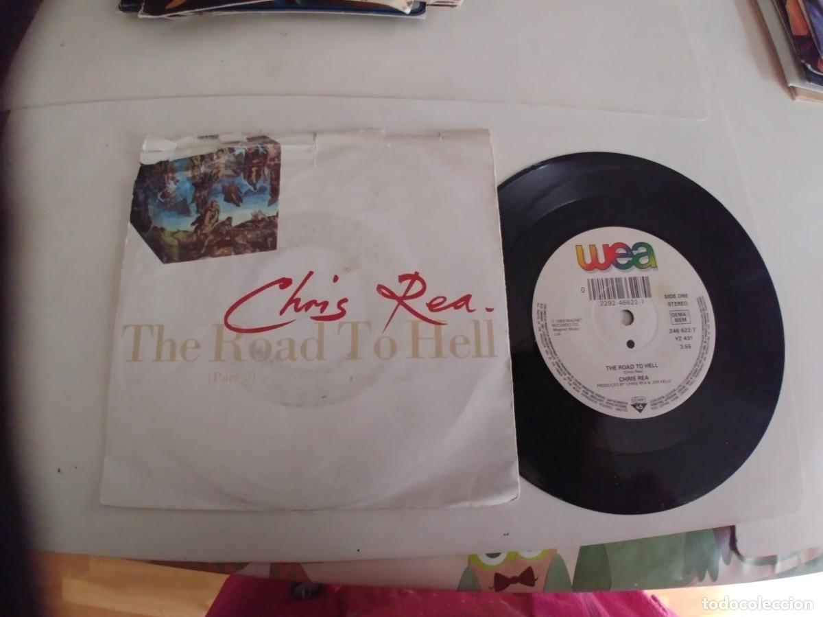 Discos de vinilo: CHRIS REA-SINGLE THE ROAD TO HELL - Foto 1