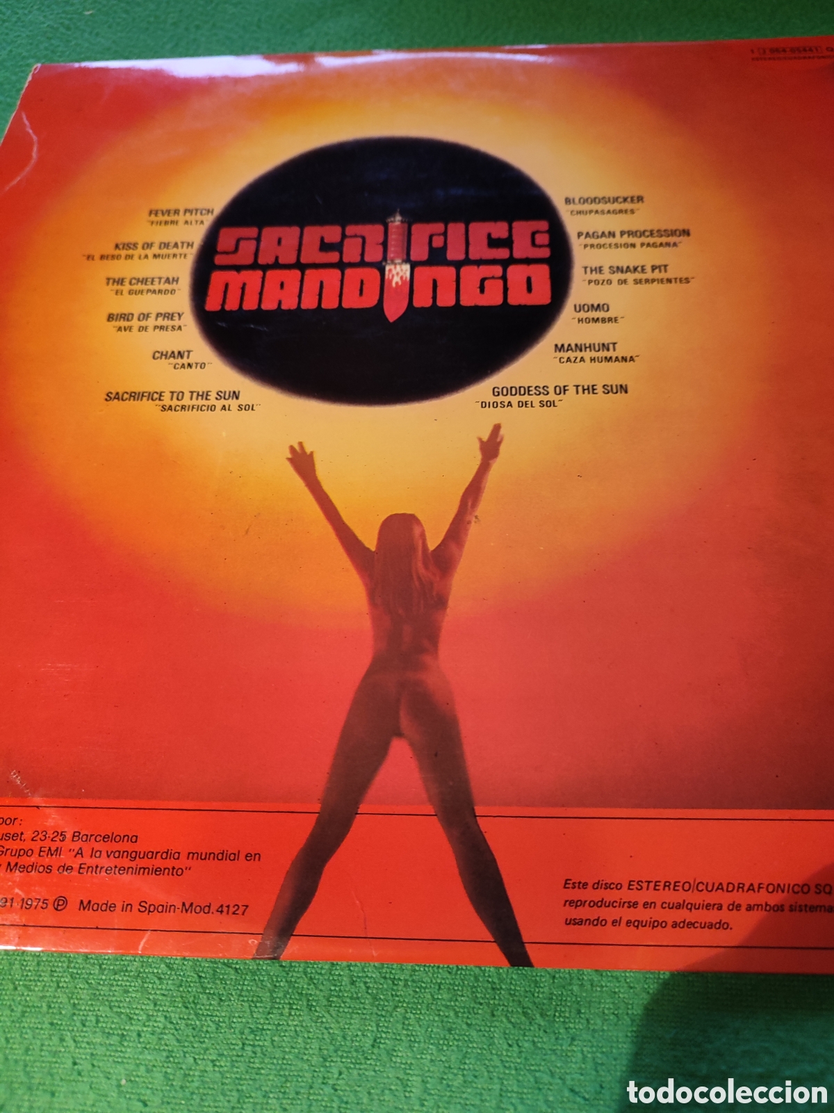 Discos de vinilo: Sacrifice - Mandingo - Foto 3