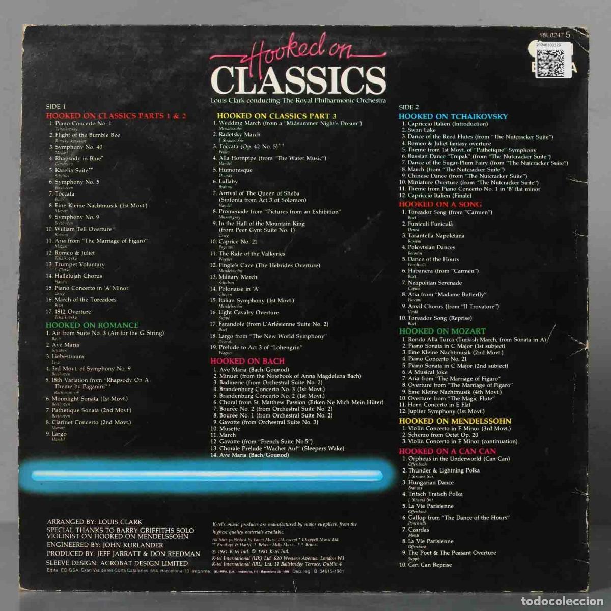 Discos de vinilo: LP. Hooked On Classics - Foto 2