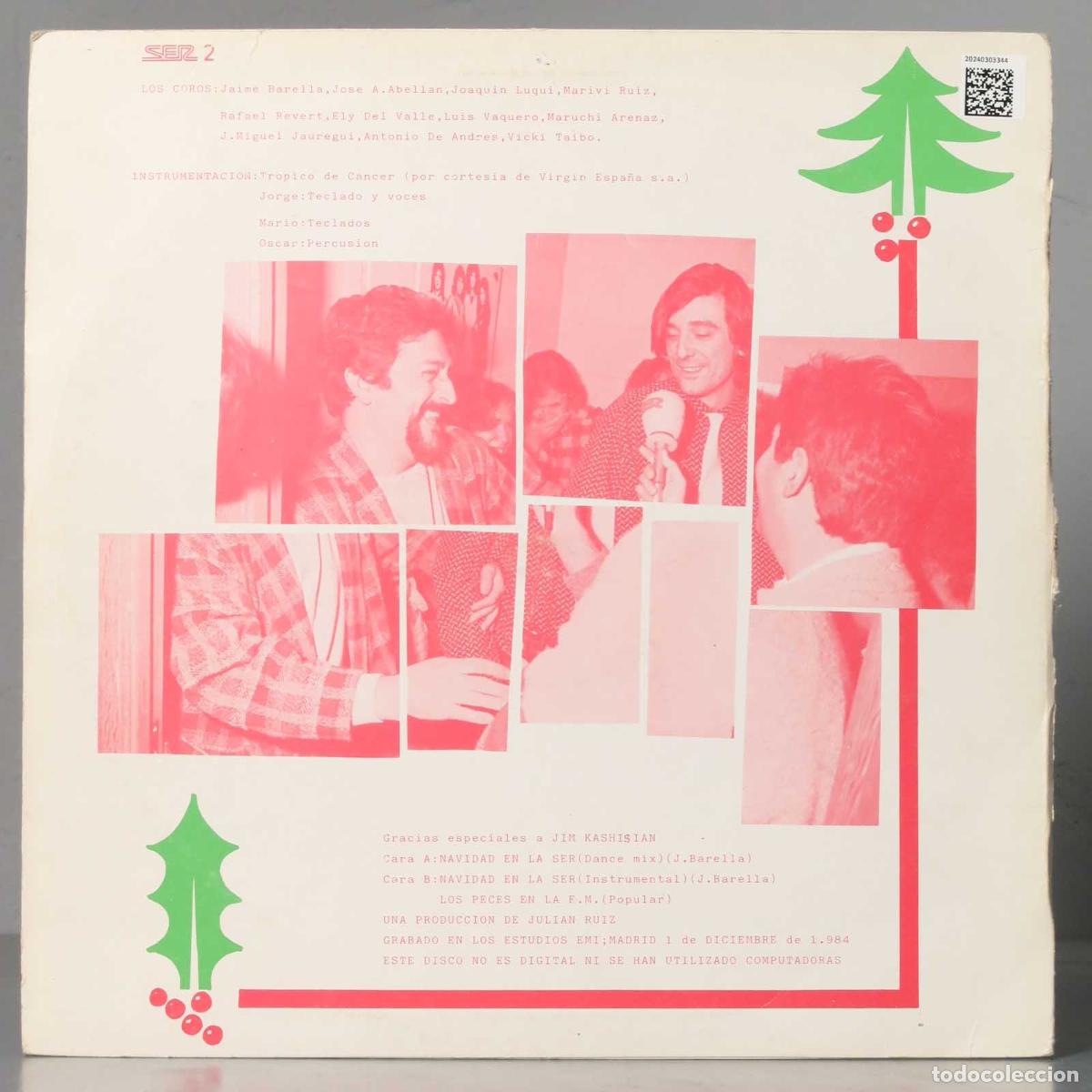 Discos de vinilo: MAXI-SINGLE. Los Disc-Jockeys De La SER &ndash; Navidades En La SER - Foto 2