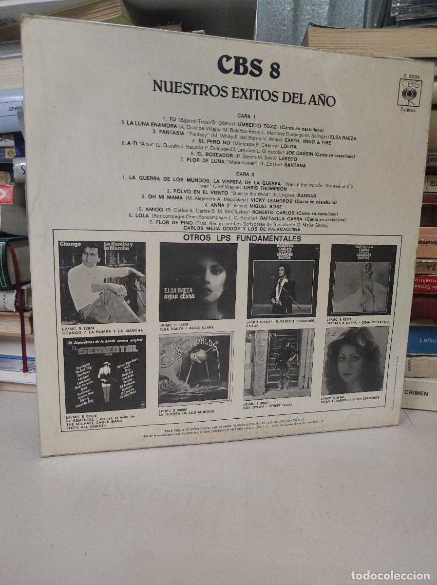 Discos de vinilo: CBS 8 - Nuestros Exitos Del A&ntilde;o - Foto 2