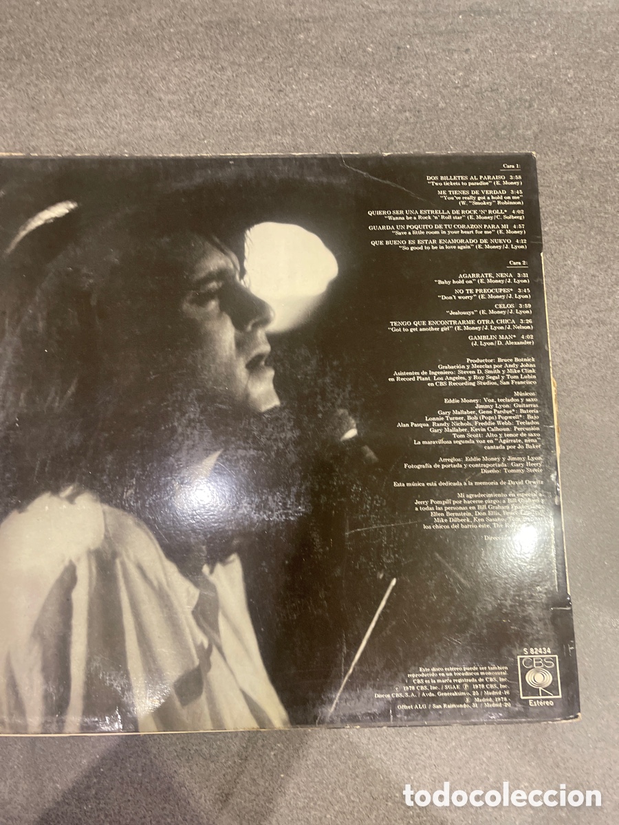Discos de vinilo: LO EDDIE MONEY - Foto 2