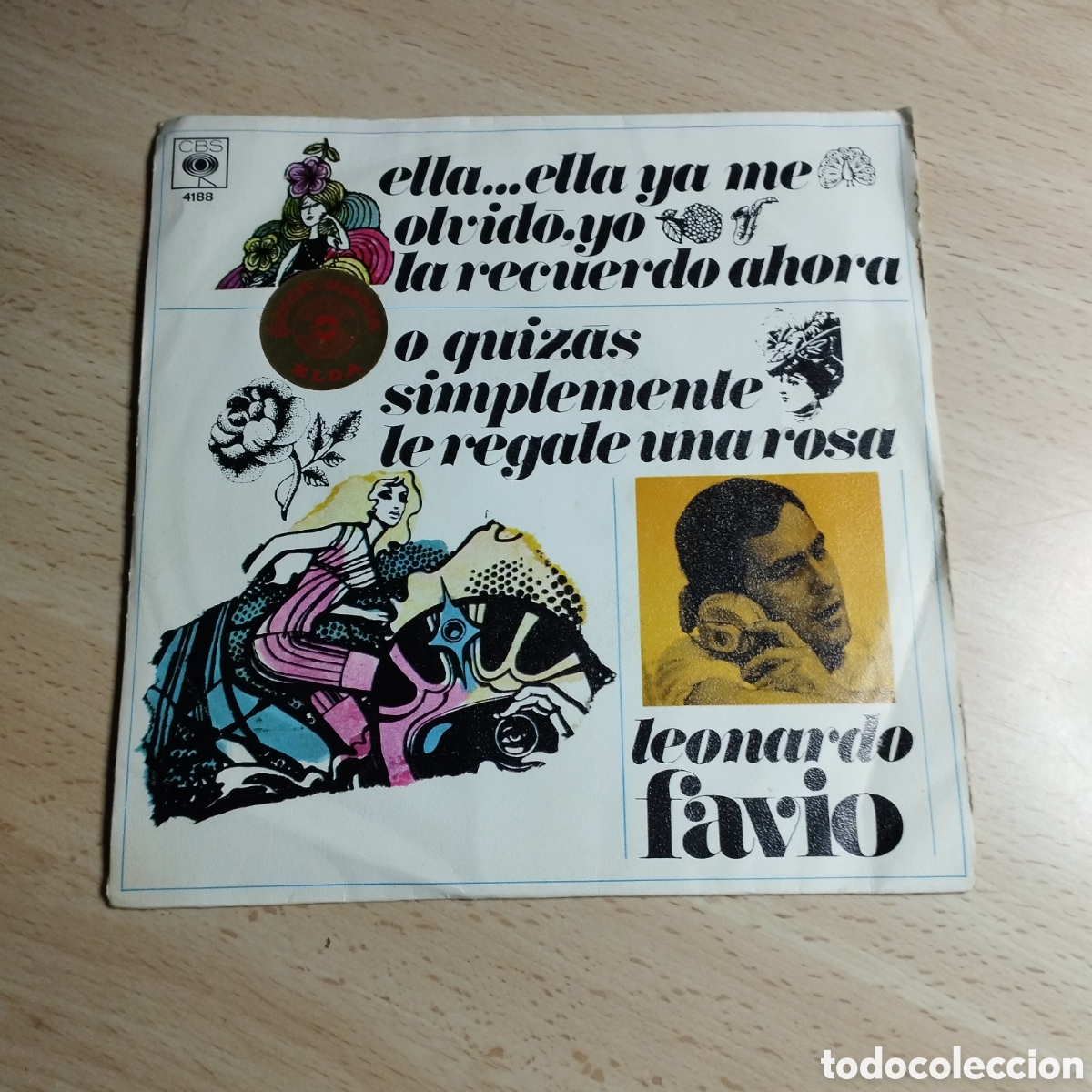 Dischi in vinile: Single 7&rdquo; Leonardo Favio 1969 ella..ella ya me olvid&oacute;. Yo la recuerdo ahora