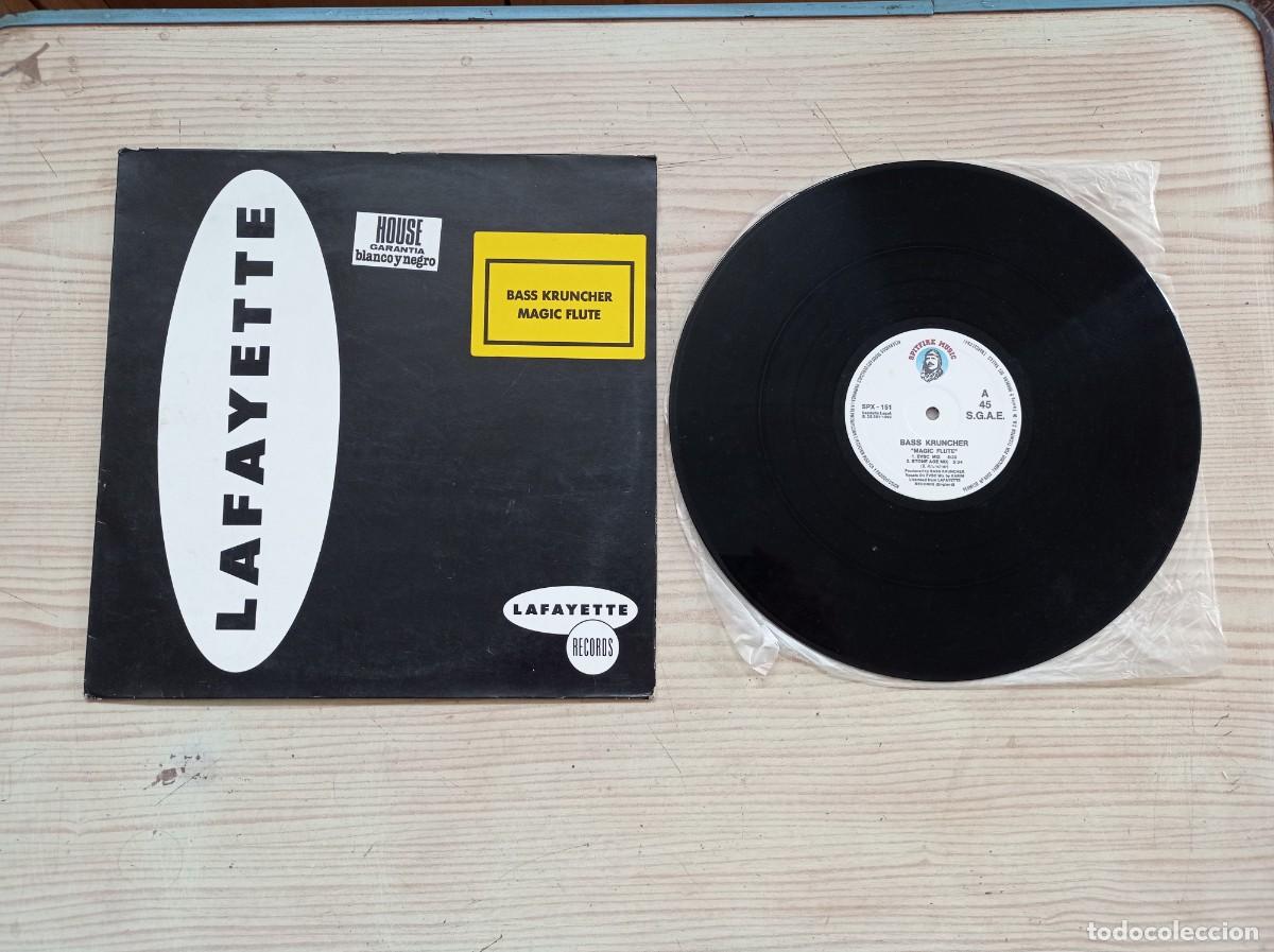 Discos de vinilo: Bass Kruncher - Magic Flute - Maxi Single - Foto 1
