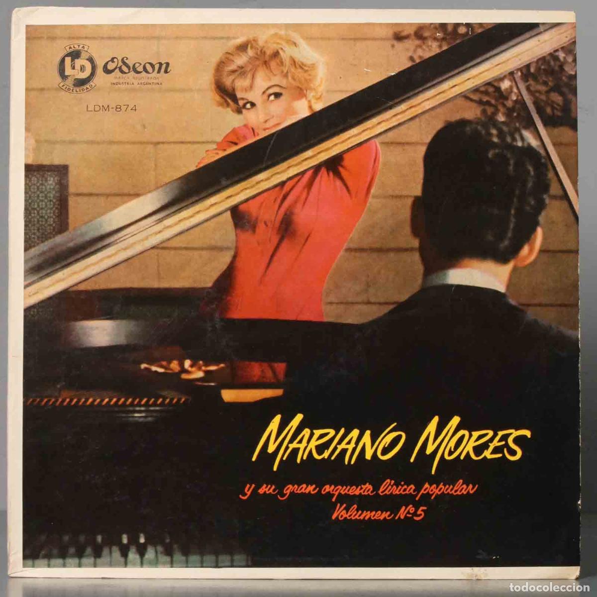 Disques de vinyle: LP. Mariano Mores Y Su Gran Orquesta L&iacute;rica Popular &ndash; Volumen N&deg; 5