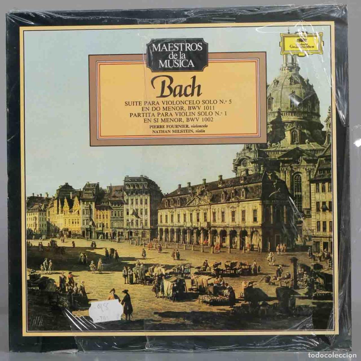 Discos de vinilo: LP. BACH. BWV 1011 1002. MILSTEIN. PRECINTADO - Foto 1