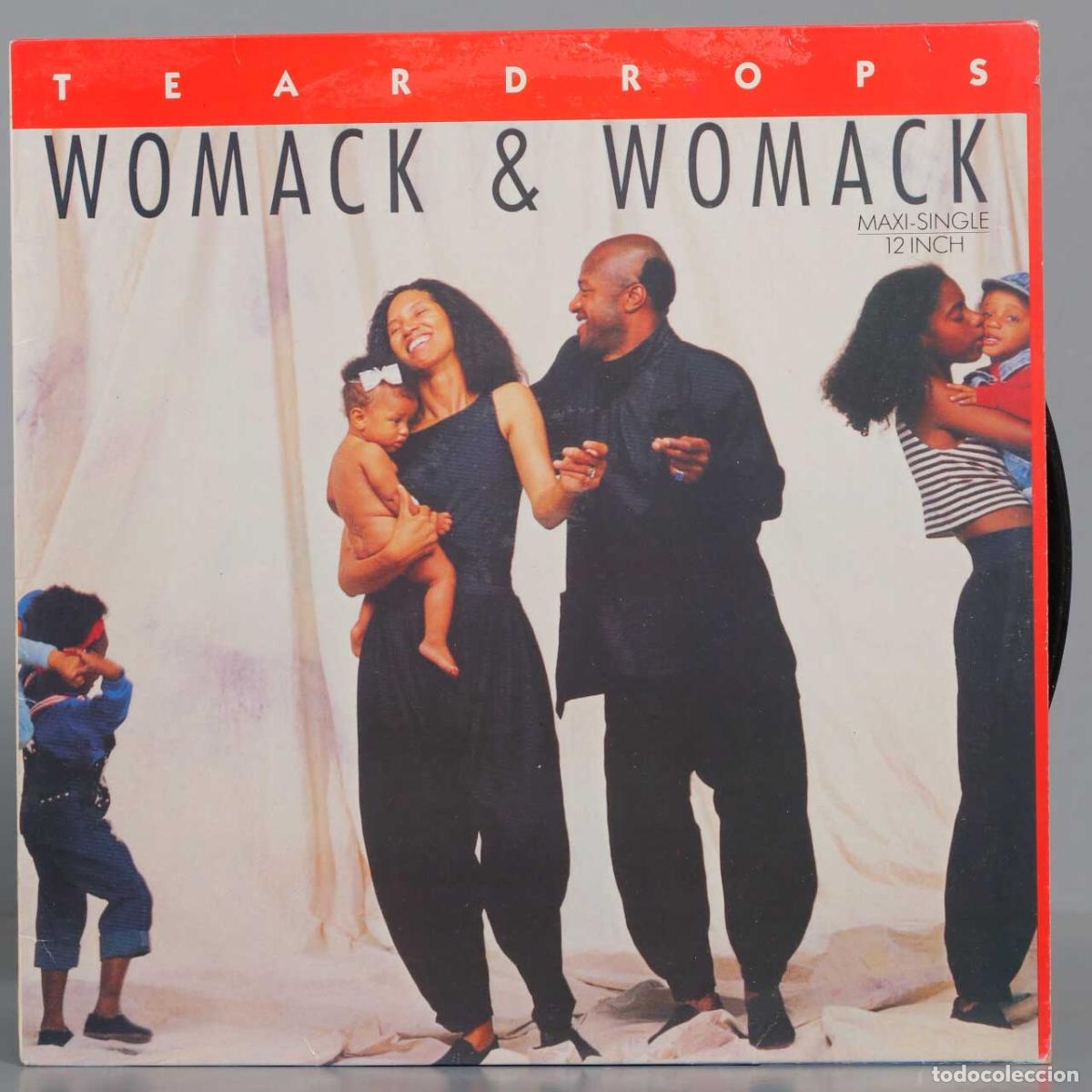 Discos de vinilo: MAXI-SINGLE. Womack and Womack &ndash; Teardrops - Foto 1