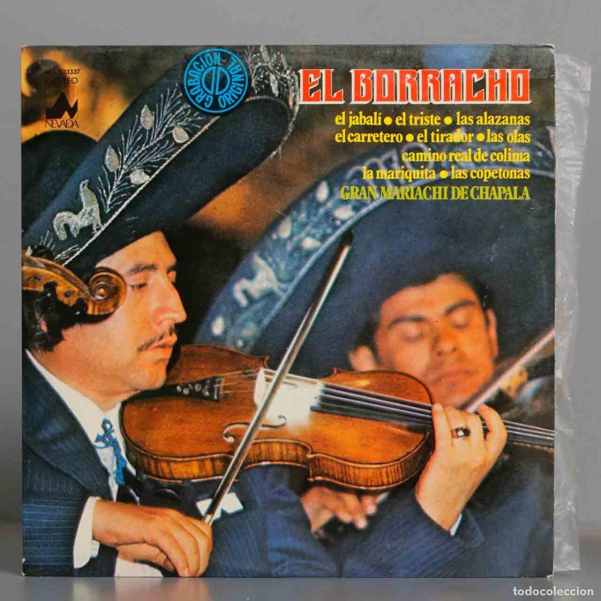 Discos de vinilo: LP. Gran Mariachi De Chapala &ndash; El borracho - Foto 1