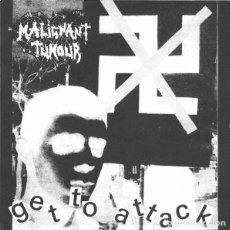 Discos de vinilo: MALIGNANT TUMOUR / UNHOLY GRAVE – GET TO ATTACK / BUT WHY? NO NEED VICTIM