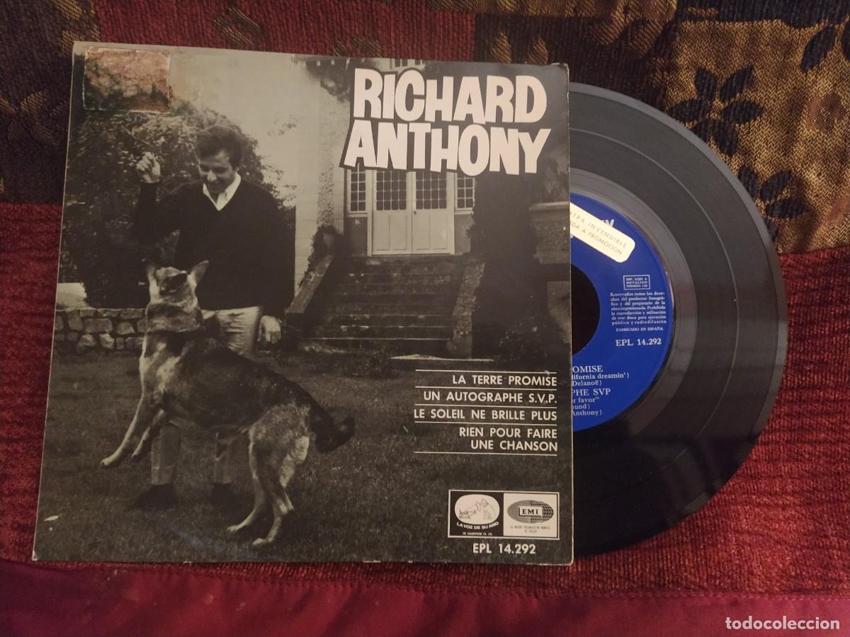 Discos de vinilo: Richard Anthony ep la terre promises +3spa 1966 - Foto 1