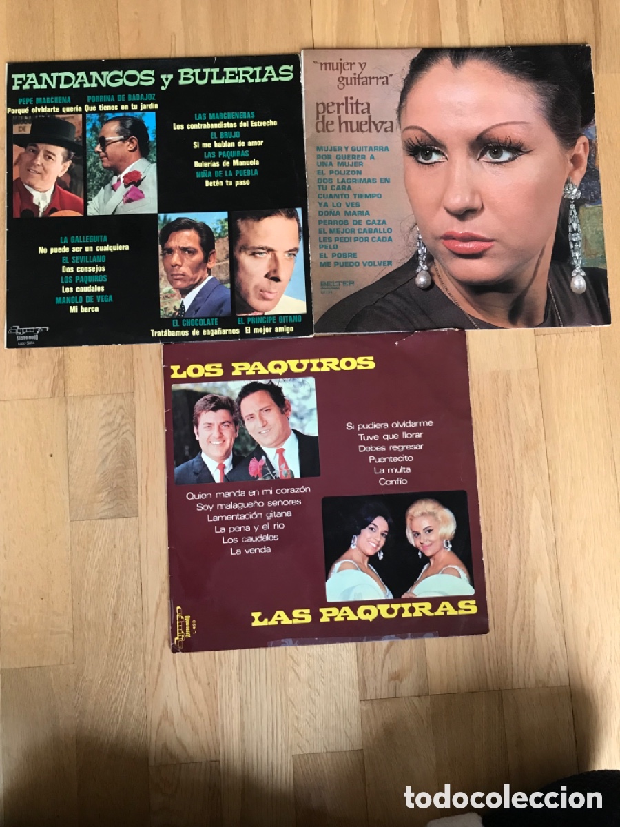 Discos de vinilo: Lote 3 discos vinilo folklore espa&ntilde;ol - Foto 1