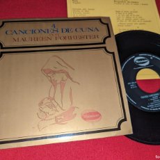 Discos de vinilo: MAUREEN FORRESTER & JOHN NEWMARK PIANO 4 CANCIONES CUNA BRAHMS+SCHUBERT++ EP 7'' 1968 SPAIN