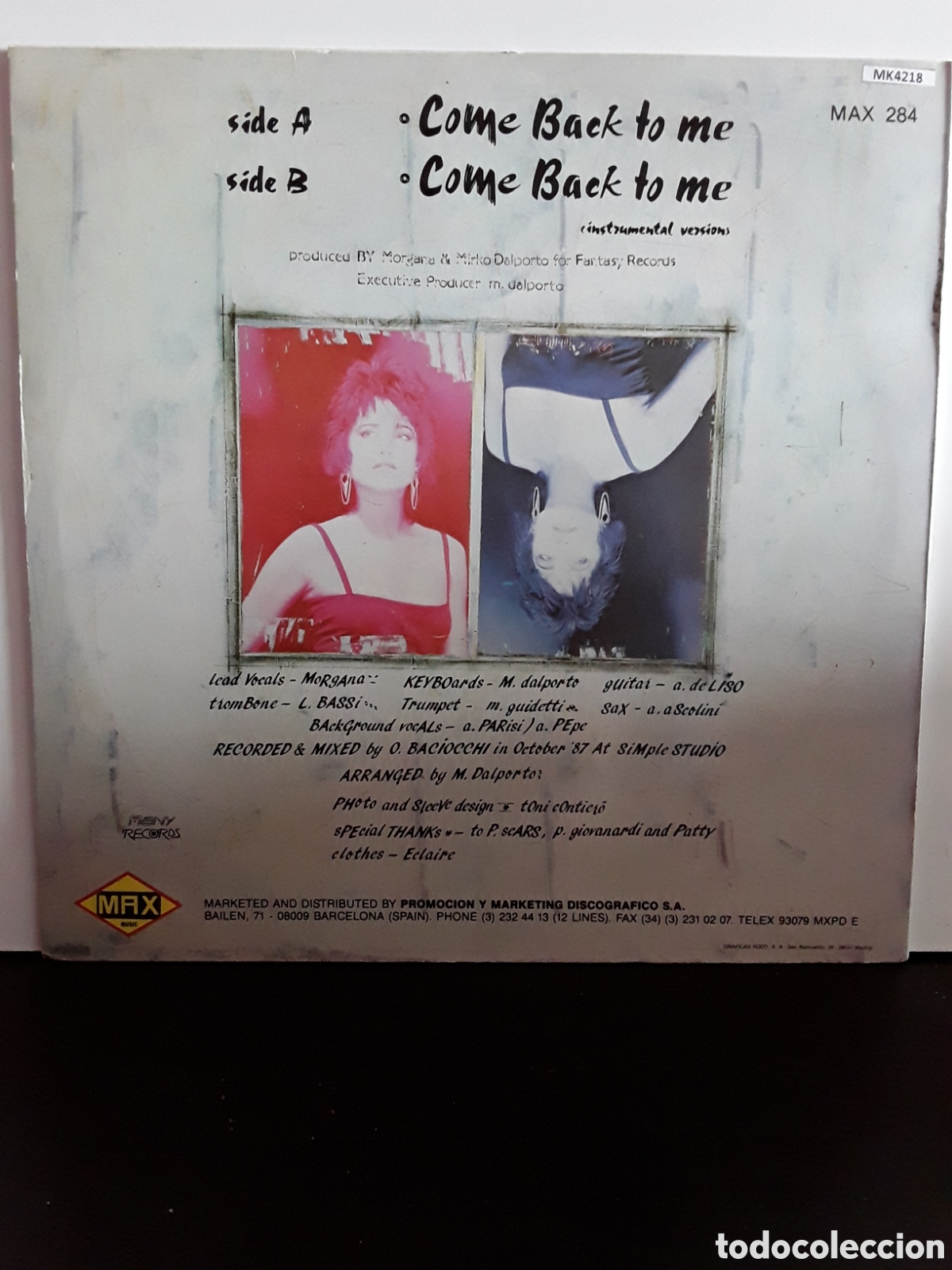 Discos de vinilo: Morgana &lrm;&ndash; Come Back To Me - Foto 2