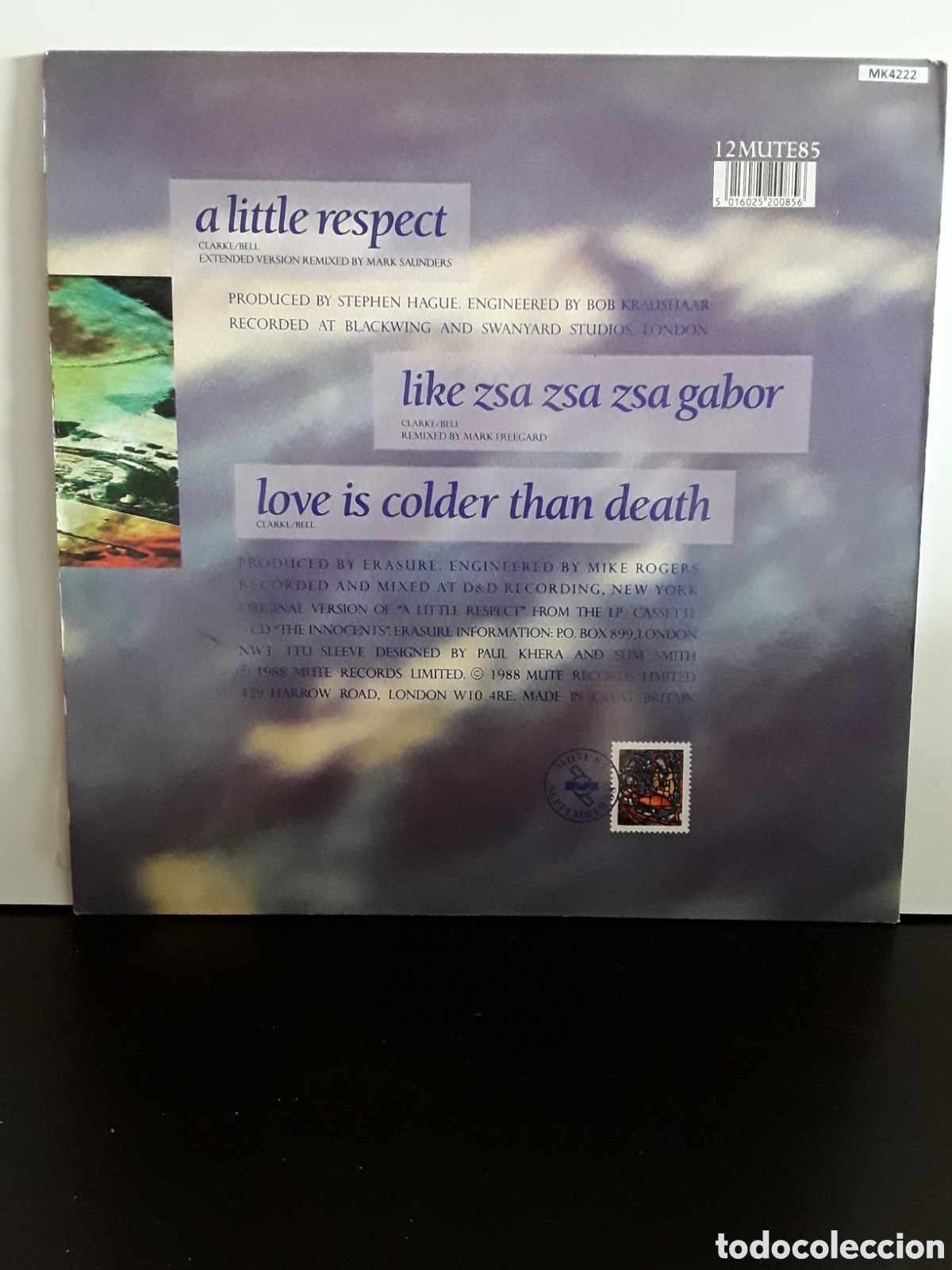 Discos de vinilo: Erasure &lrm;&ndash; A Little Respect - Foto 2