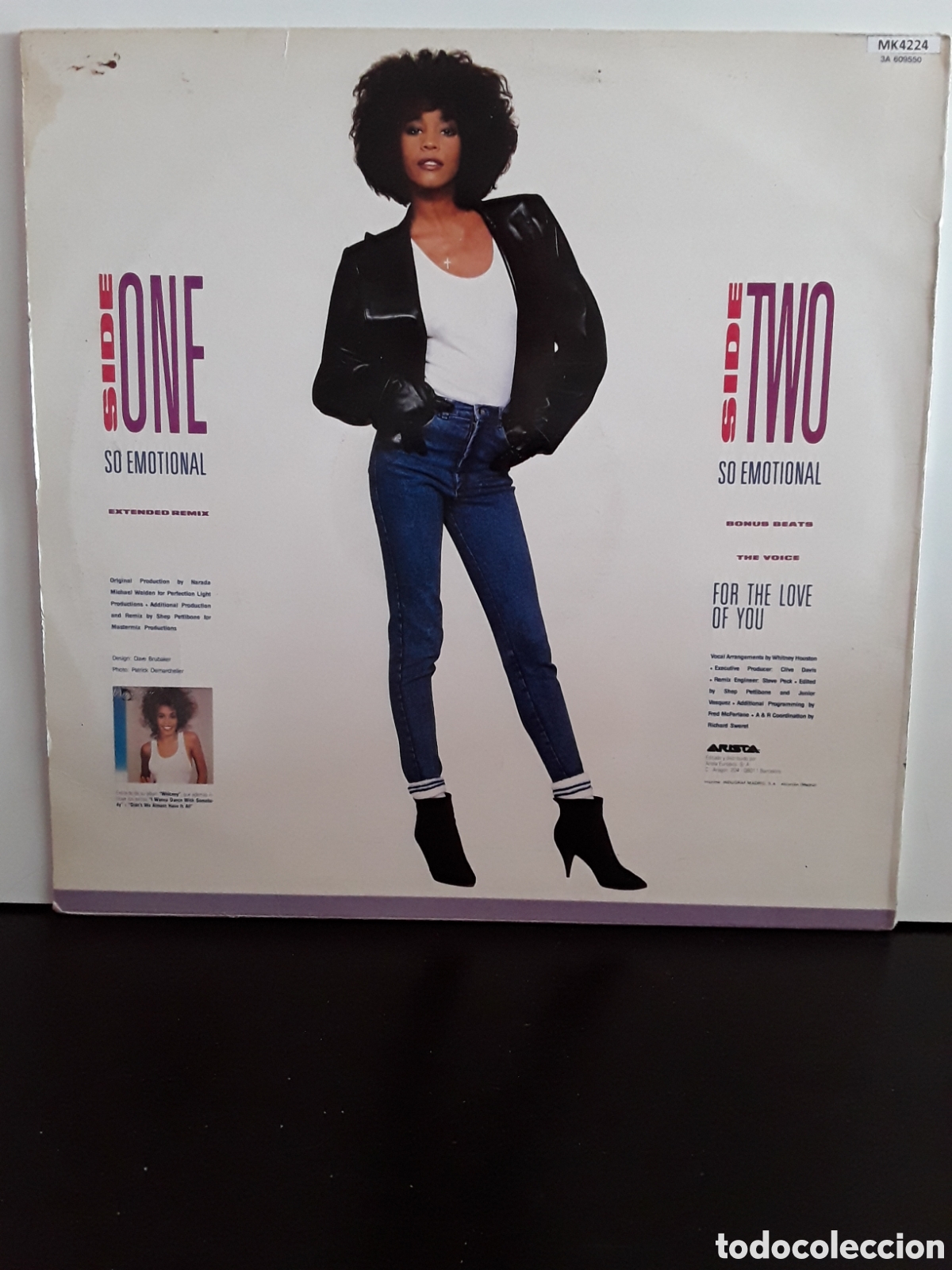 Discos de vinilo: Whitney &lrm;&ndash; So Emotional - Foto 2