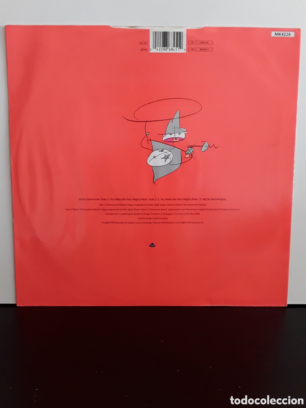 Discos de vinilo: Jimmy Somerville &lrm;&ndash; Mighty Real - Foto 2