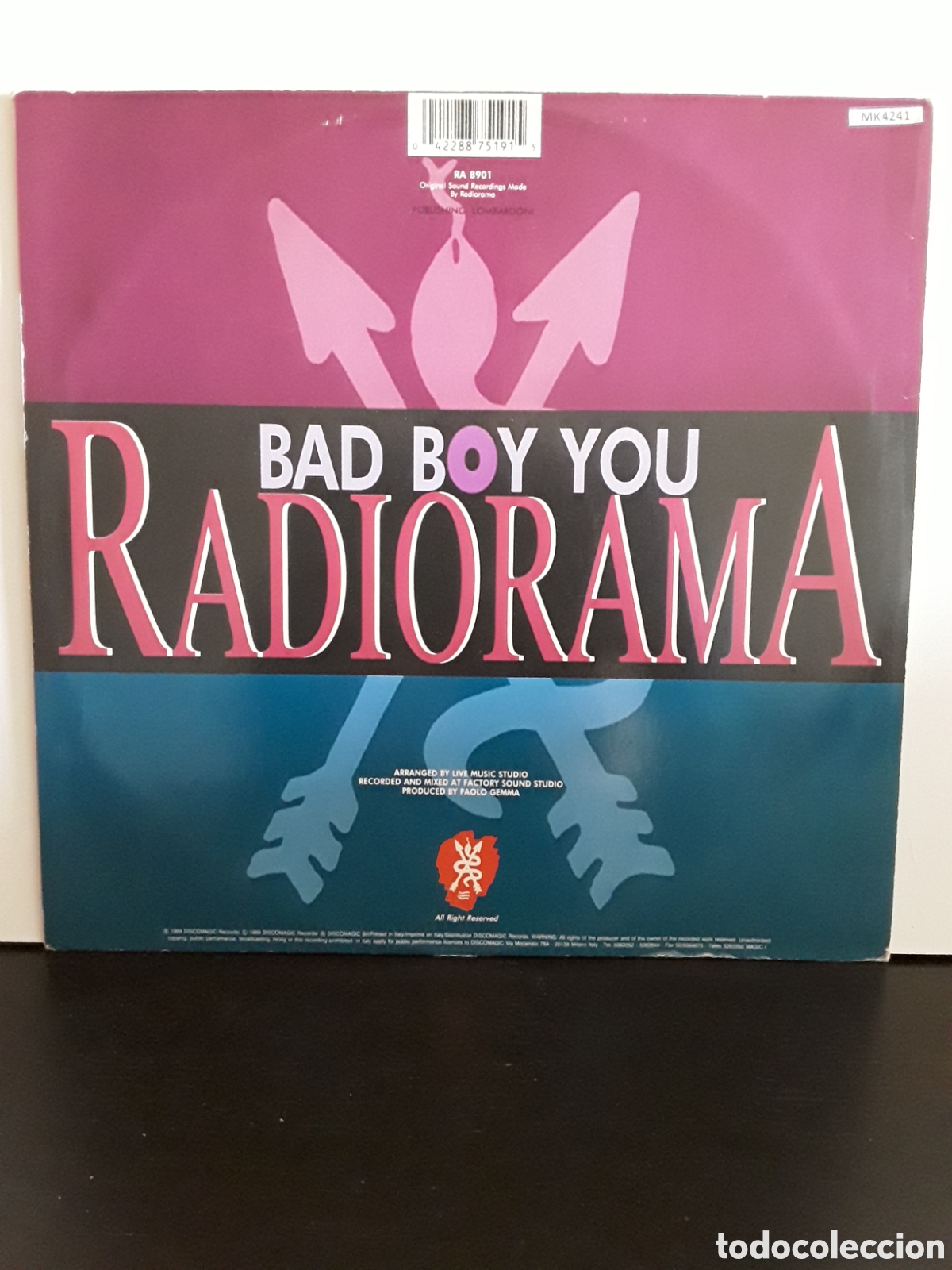 Discos de vinilo: Radiorama &lrm;&ndash; Bad Boy You - Foto 2