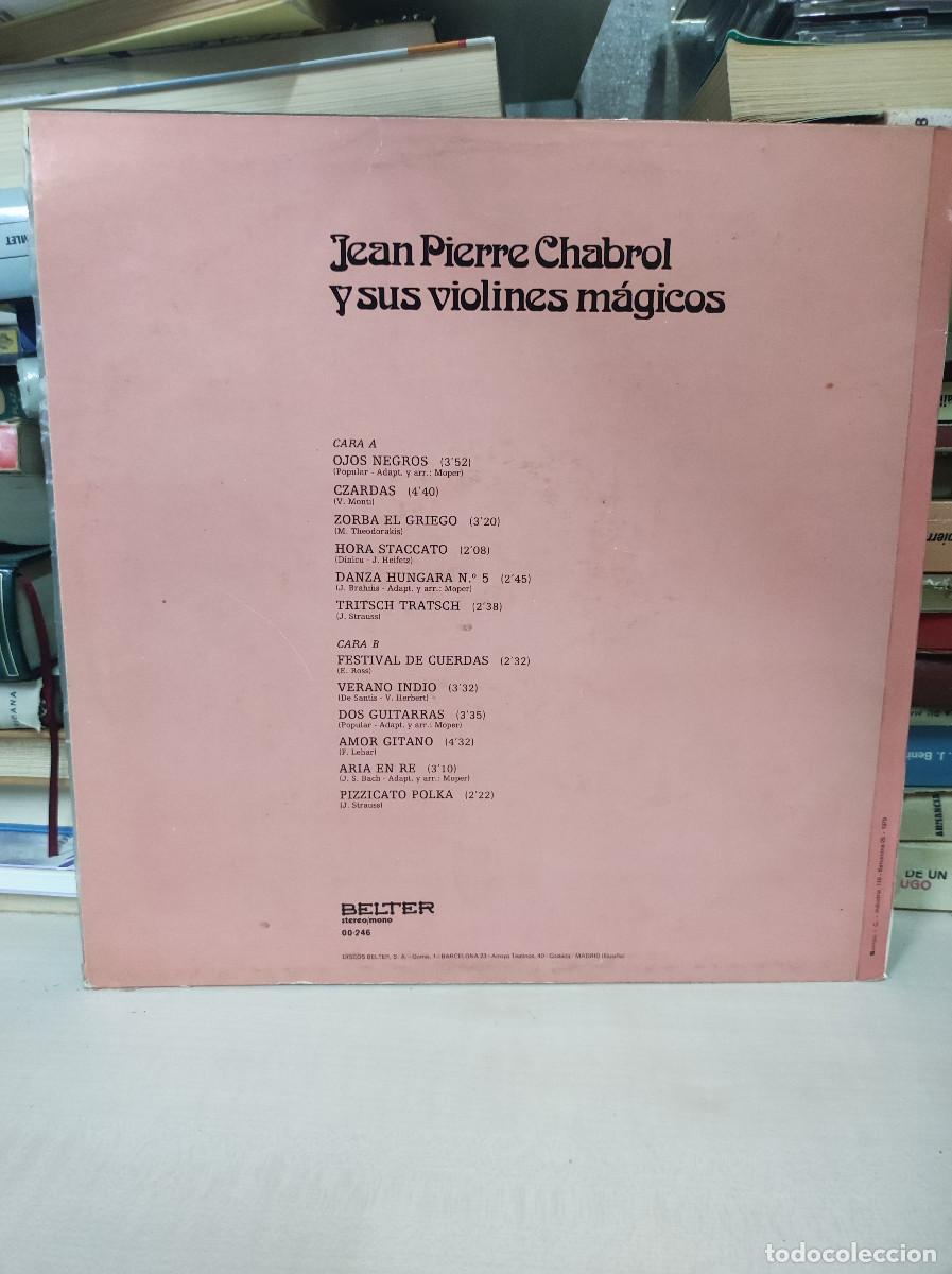 Discos de vinilo: Jean Pierre Chabrol &ndash; Y Sus Violines M&aacute;gicos - Foto 2