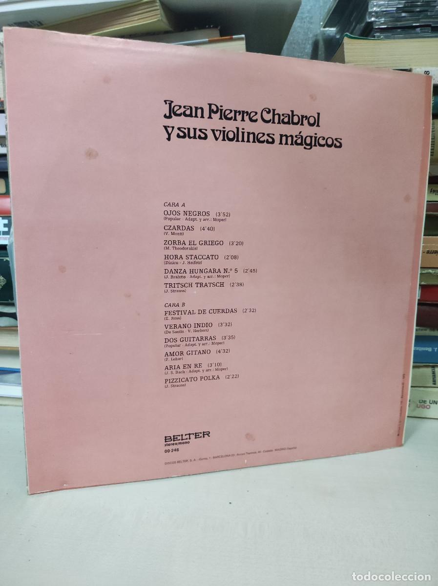 Discos de vinilo: Jean Pierre Chabrol &ndash; Y Sus Violines M&aacute;gicos - Foto 2