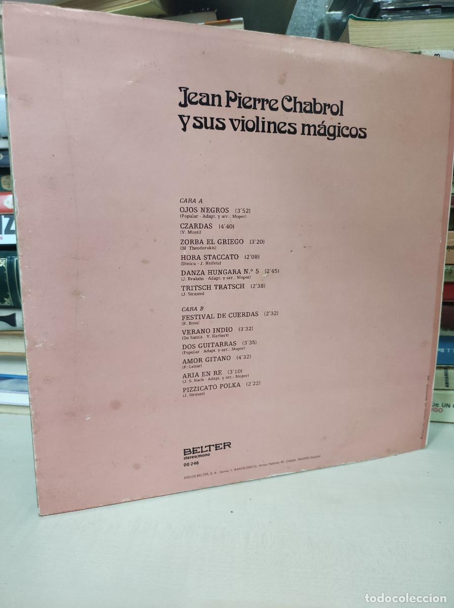 Discos de vinilo: Jean Pierre Chabrol &ndash; Y Sus Violines M&aacute;gicos - Foto 2