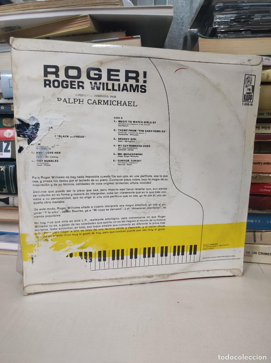 Discos de vinilo: Roger Williams &ndash; Roger! - Foto 2