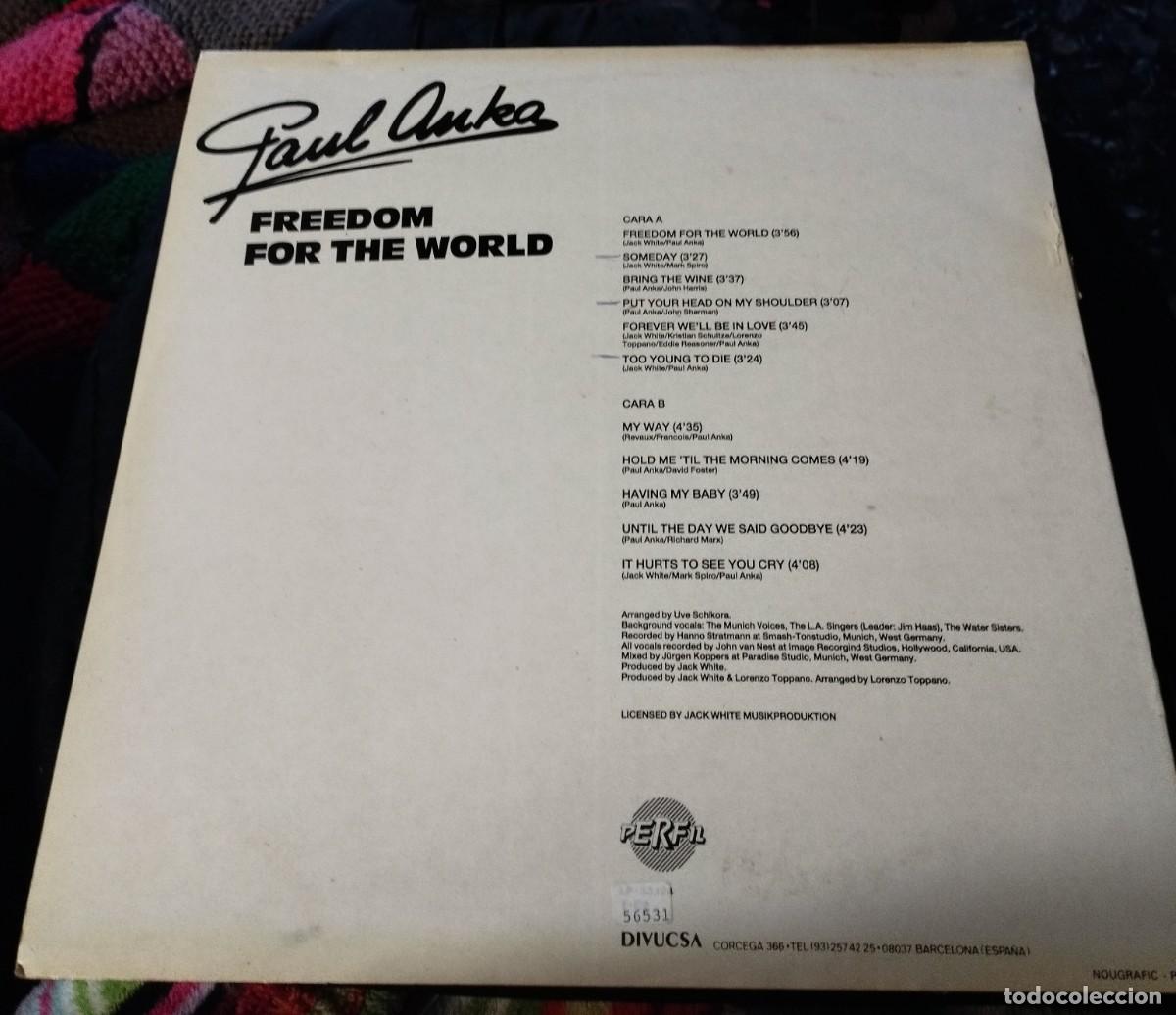 Discos de vinilo: LP de Paul Anka sus grandes Exitos - Foto 2