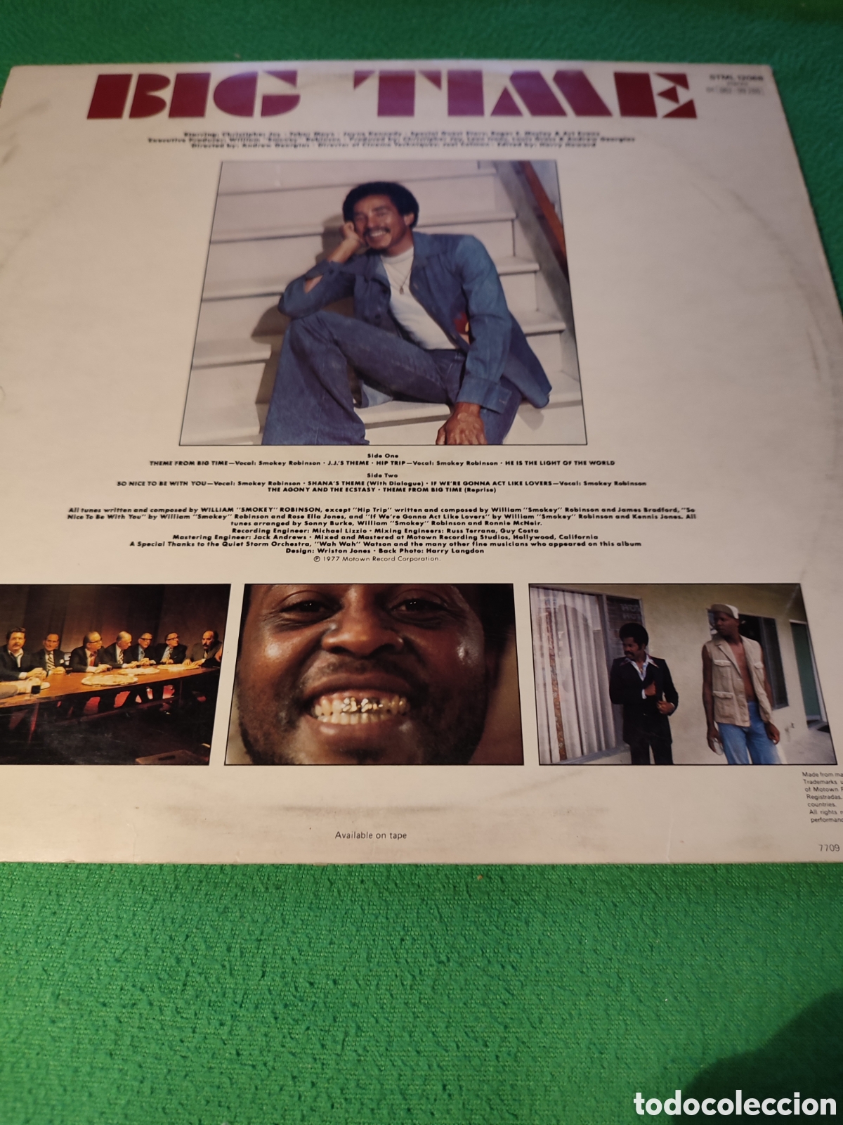 Discos de vinilo: Smokey Robinson - BSO Big time - Foto 2