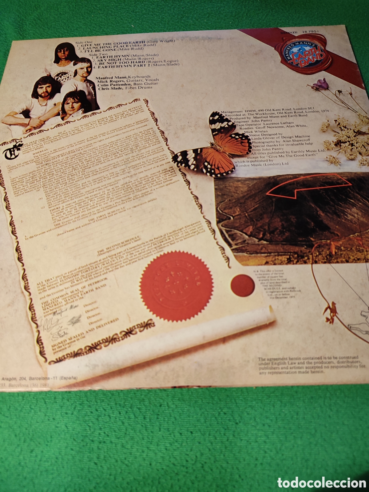 Discos de vinilo: Manfred Mann Earth Band - The good earth - Foto 2