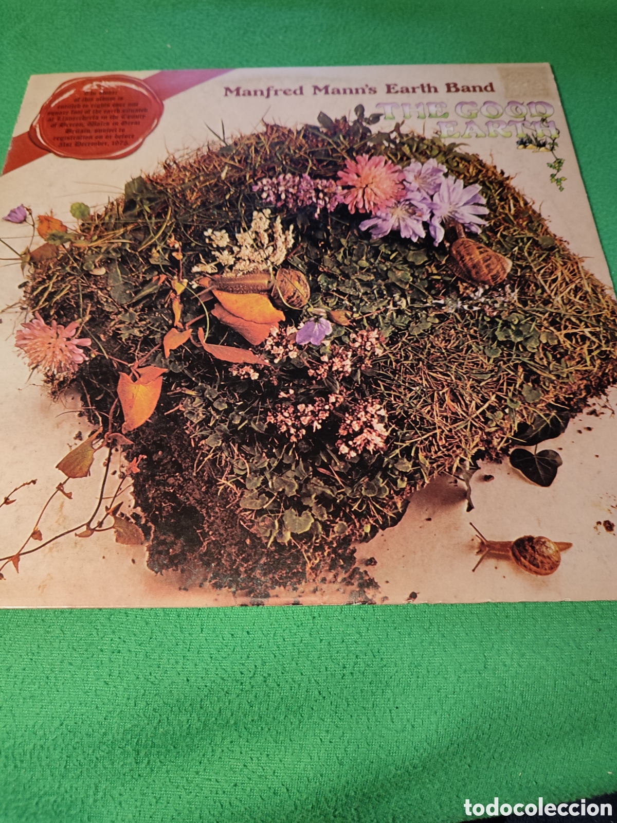 Discos de vinilo: Manfred Mann Earth Band - The good earth - Foto 1
