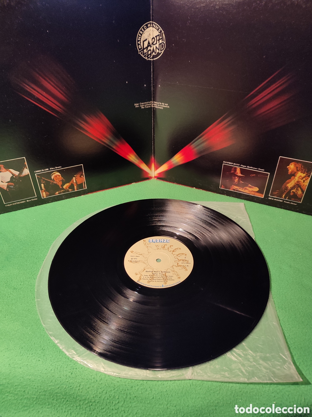 Discos de vinilo: Manfred Mann Earth Band - Solar Fire - Foto 2