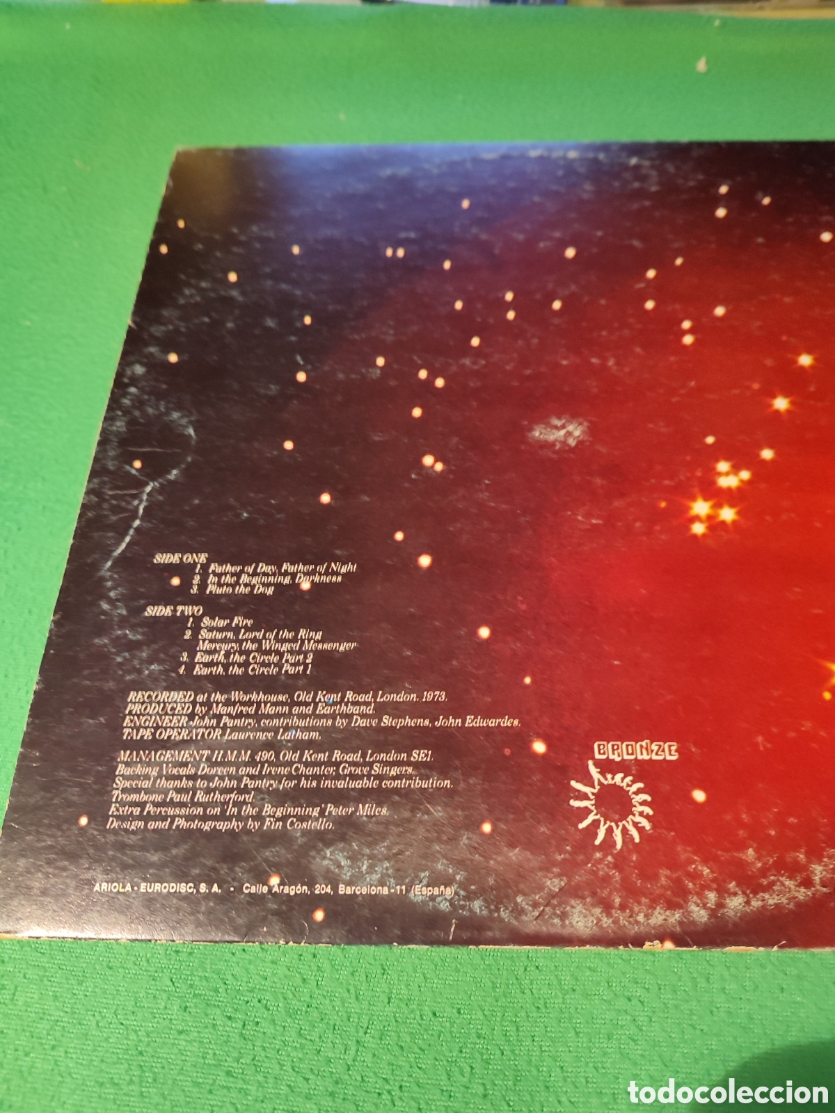 Discos de vinilo: Manfred Mann Earth Band - Solar Fire - Foto 3