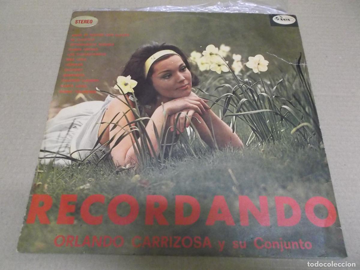Discos de vinilo: ORLANDO CARRIZOSA Y SU CONJUNTO (LP) RECORDANDO A&Ntilde;O &ndash; 1966 &ndash; EDICION COLOMBIA